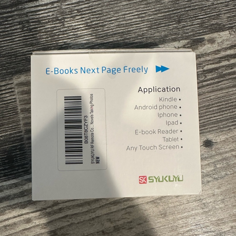E reader page turner & remote!